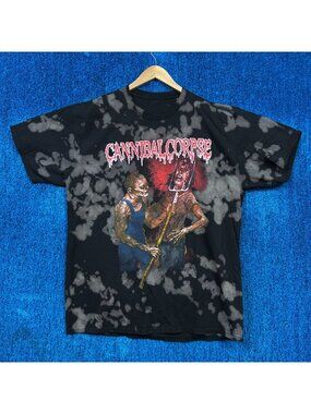 Cannibal Corpse “North American Tour” Death Metal Band Graphic Tie Dye T-Shirt S